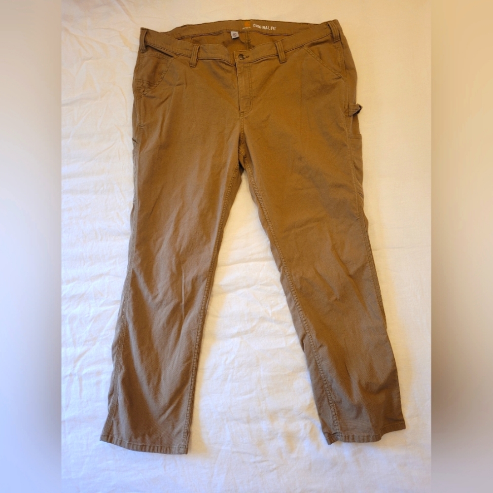 Carhartt Original Fit Women's Work Pant 20 Plus, Carhartt Brown